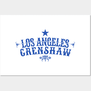 Los Angeles Crenshaw - Crenshaw LA - L.A. Crenshaw Logo Posters and Art